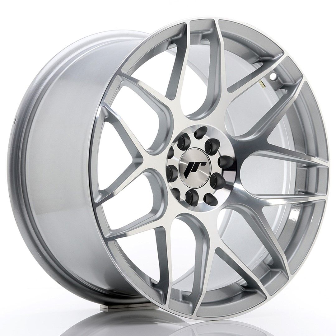 Image of JR-Wheels JR18 Velgen 18 Inch 9.5J ET35 5x100,5x120 Silver Machined Face
