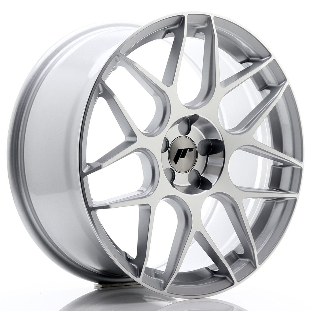 Image of JR-Wheels JR18 Velgen 19 Inch 8.5J ET35-42 Custom PCD Silver Machined Face