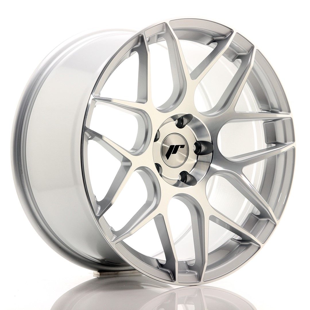 Image of JR-Wheels JR18 Velgen 19 Inch 9.5J ET35 5x120 Silver Machined Face