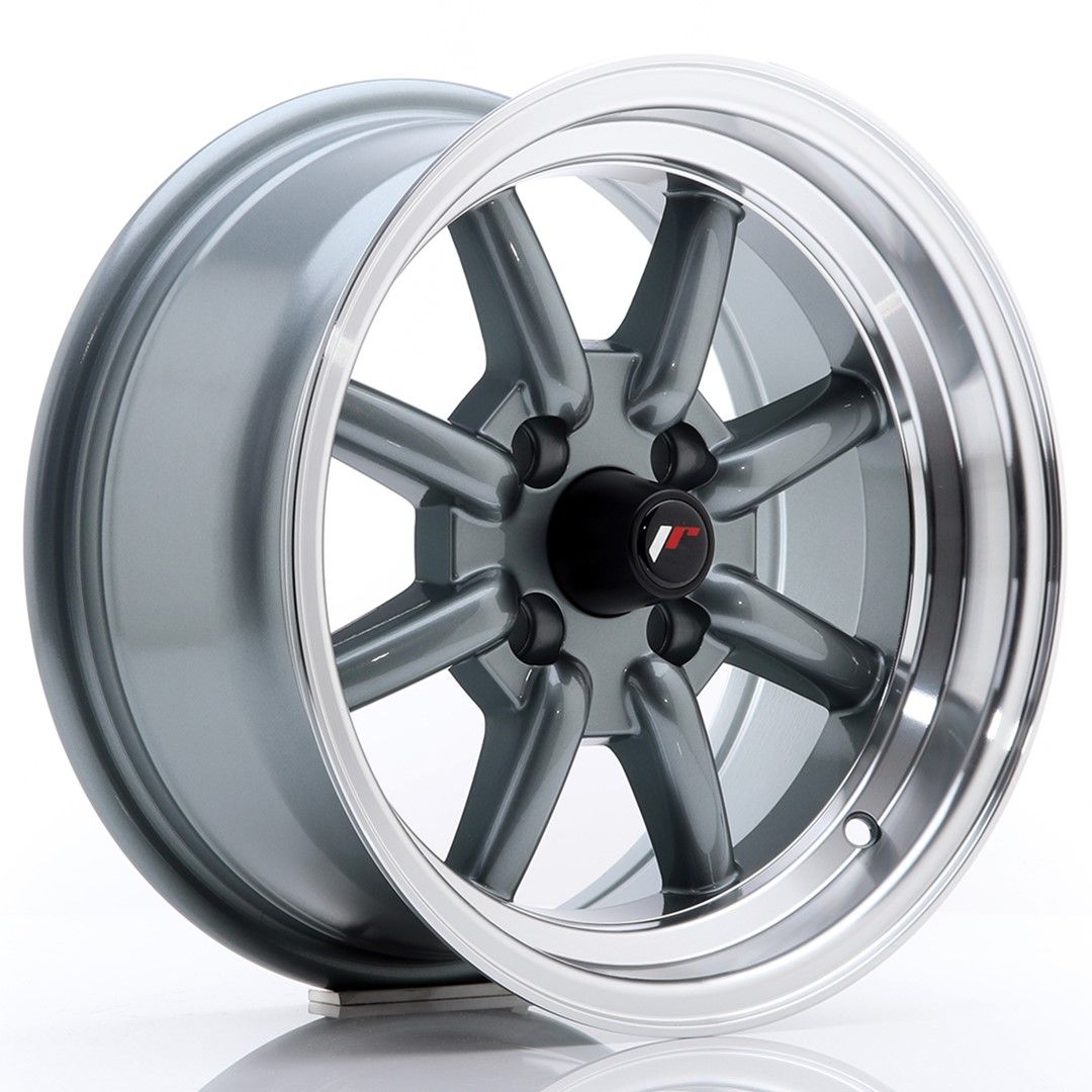 Image of JR-Wheels JR19 Velgen 14 Inch 7J ET0 4x100 Gun Metal Machined Lip