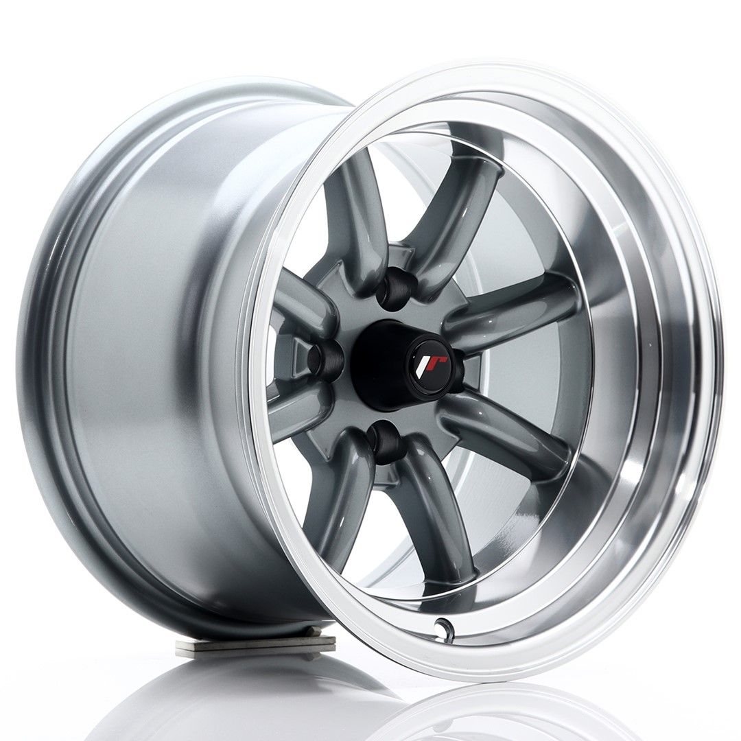 Image of JR-Wheels JR19 Velgen 14 Inch 9J ET-25 4x100 Gun Metal Machined