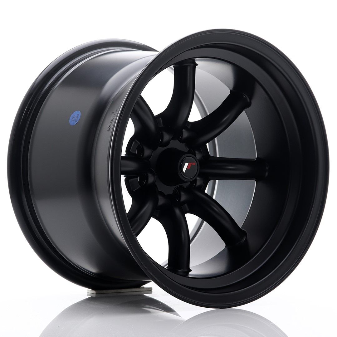 Image of JR-Wheels JR19 Velgen 15 Inch 10.5J ET-32 4x100,4x114.3 Flat Black
