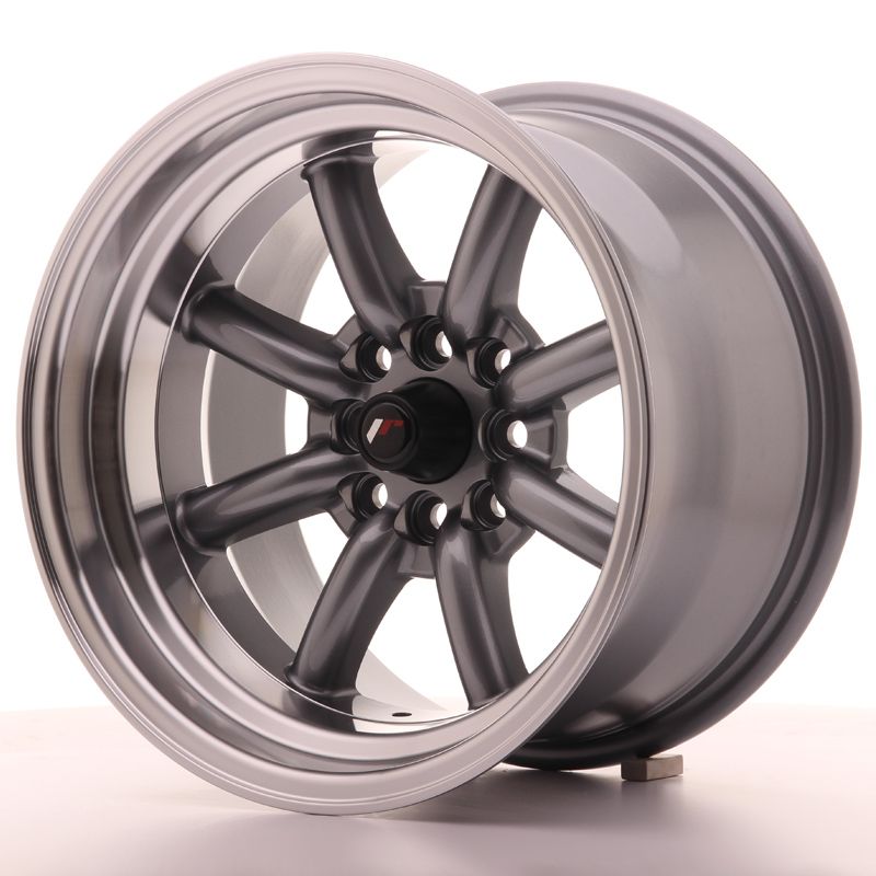 Image of JR-Wheels JR19 Velgen 15 Inch 9J ET-13 4x100,4x114.3 Gun Metal