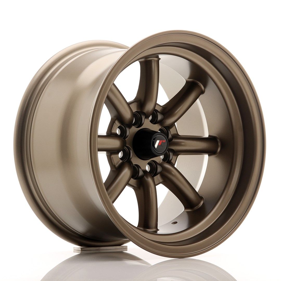 Image of JR-Wheels JR19 Velgen 15 Inch 9J ET-13 4x100,4x114.3 Flat Bronze