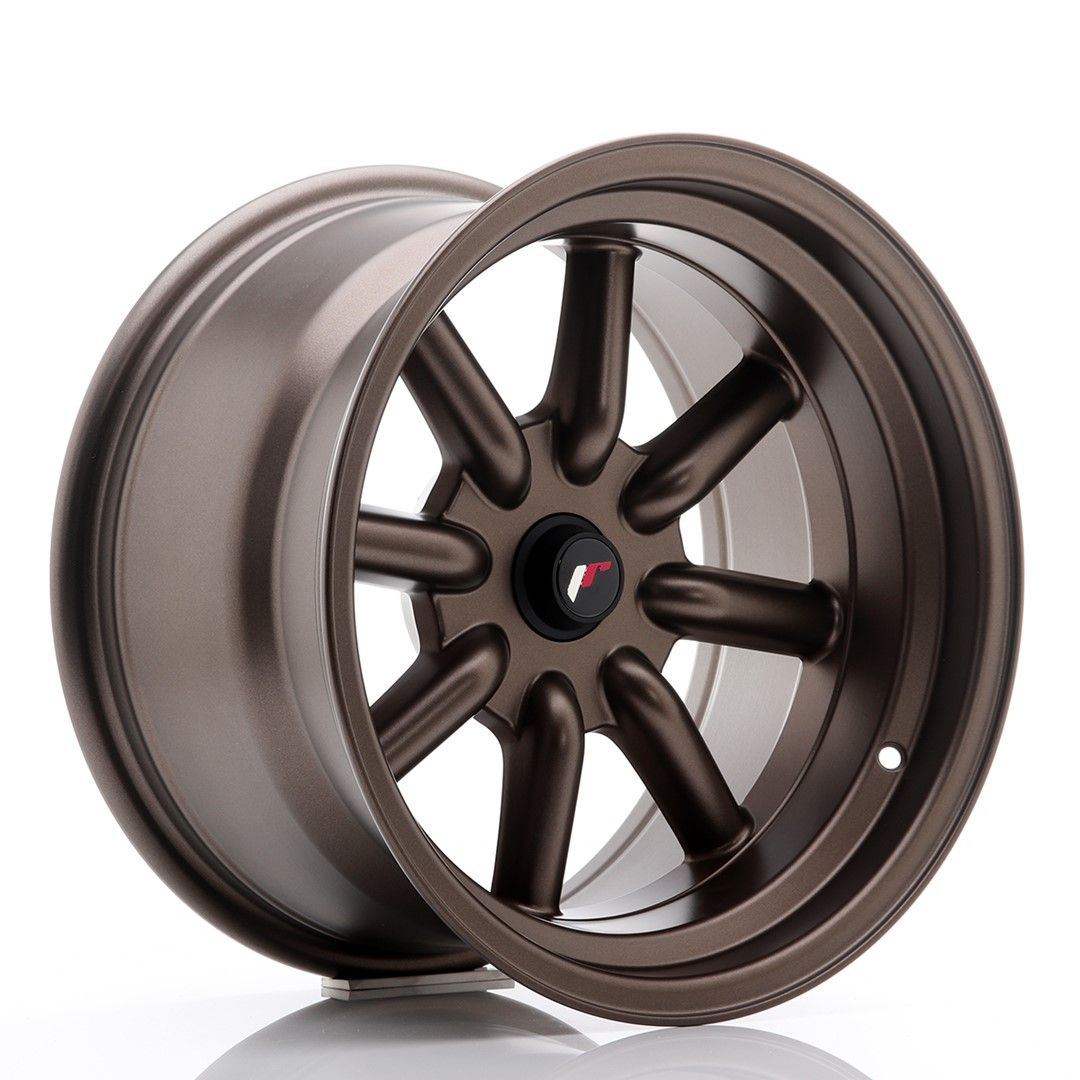 Image of JR-Wheels JR19 Velgen 16 Inch 9J ET-15-25 Custom PCD Flat Bronze