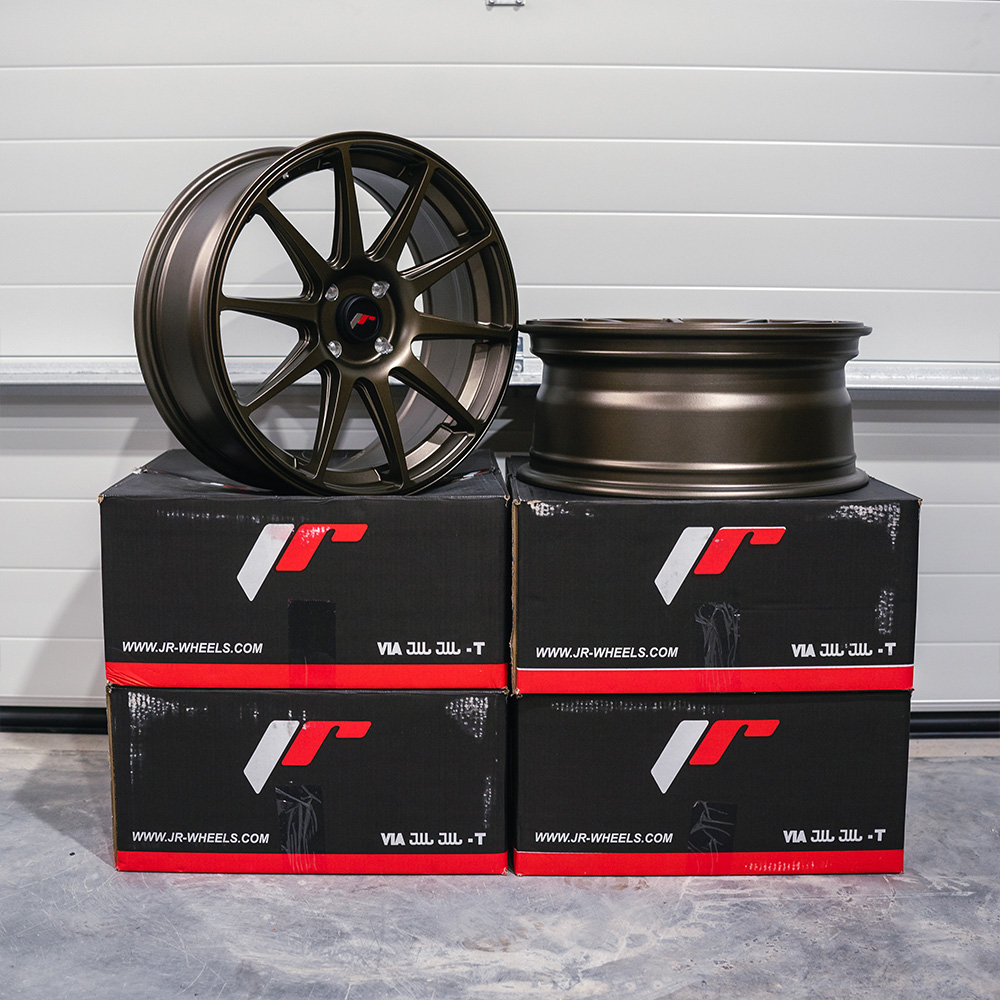 Image of JR-Wheels JR11 Velgen 18 Inch 7.5J ET35 4x108 Dark Flat Bronze