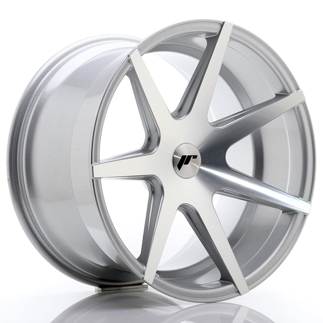 Image of JR-Wheels JR20 Velgen 19 Inch 11J ET25-40 Custom PCD Silver Machined Face