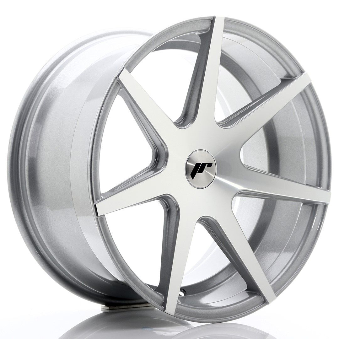 Image of JR-Wheels JR20 Velgen 19 Inch 9.5J ET20-40 Custom PCD Silver Machined Face
