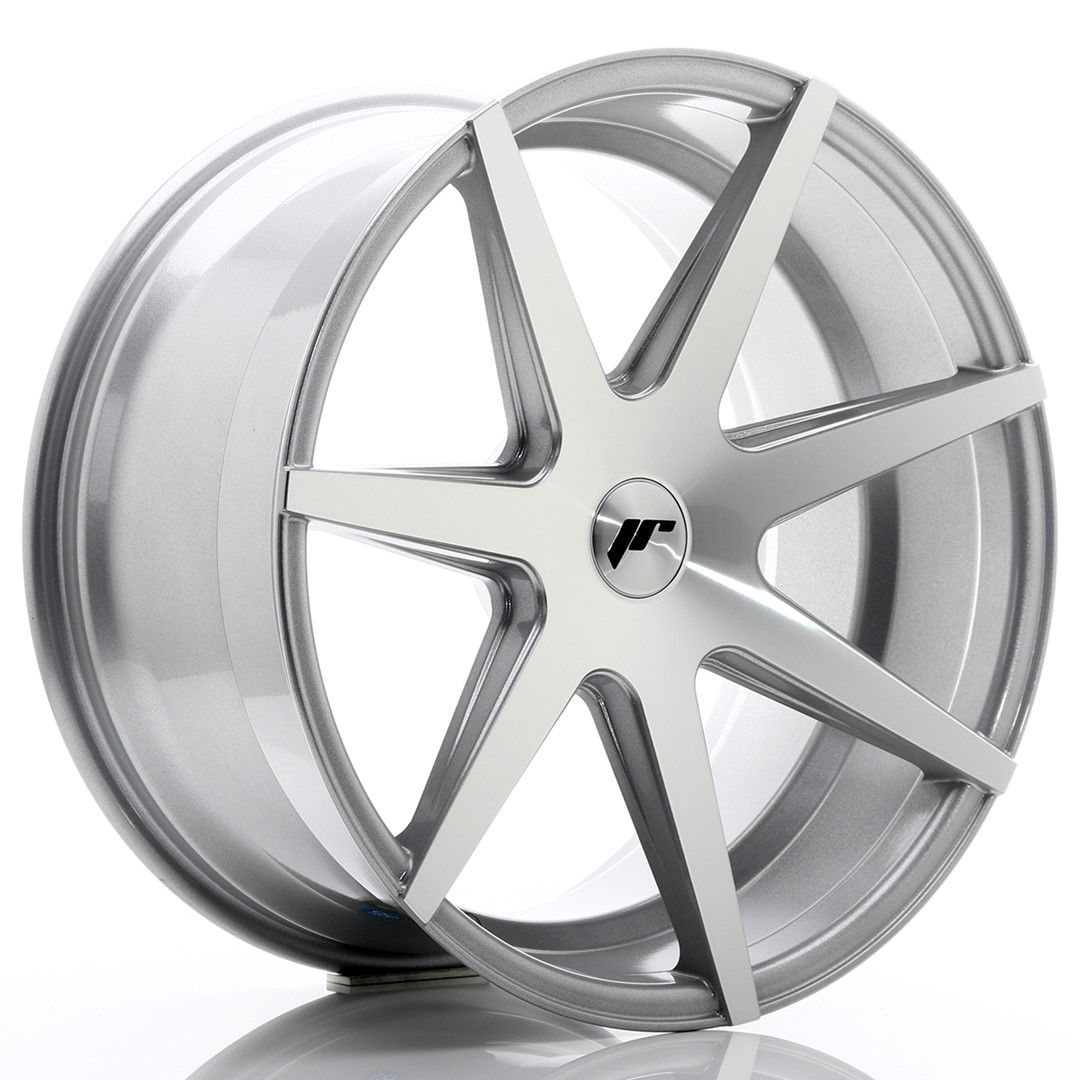 Image of JR-Wheels JR20 Velgen 20 Inch 10J ET40 Custom PCD Silver Machined Face