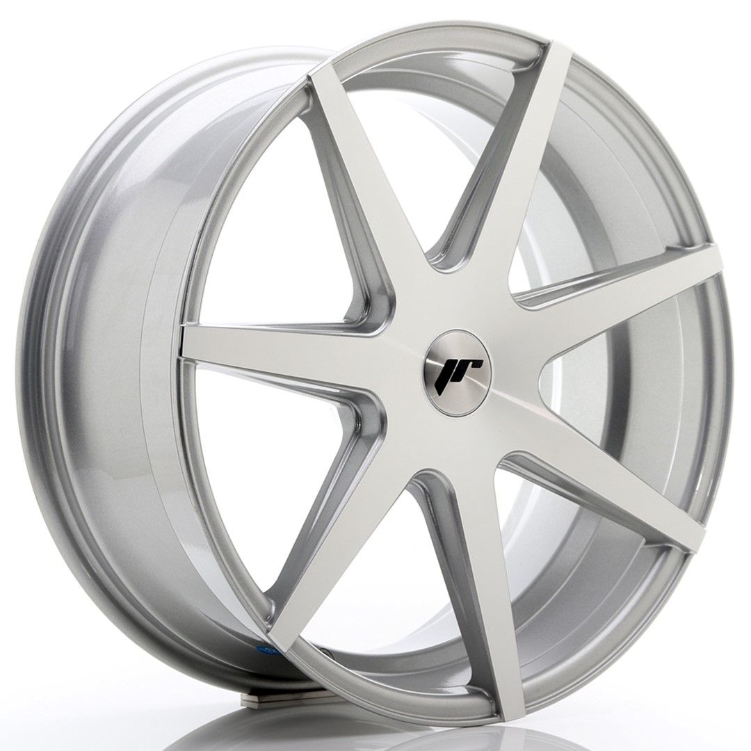Image of JR-Wheels JR20 Velgen 20 Inch 8.5J ET20-40 Custom PCD Silver Machined Face