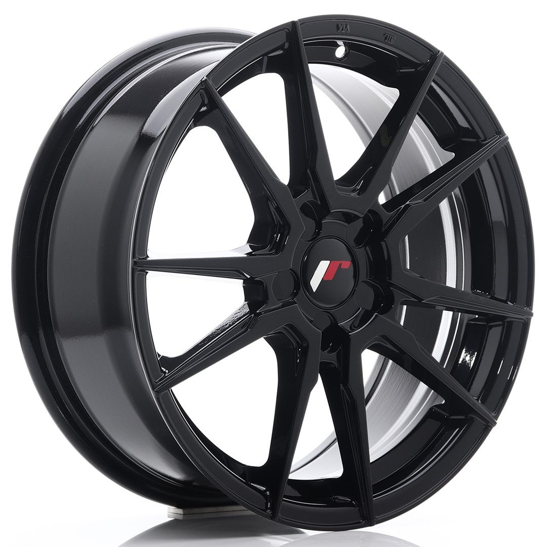 Image of JR-Wheels JR21 Velgen 17 Inch 7J ET35-40 Custom PCD Gloss Black