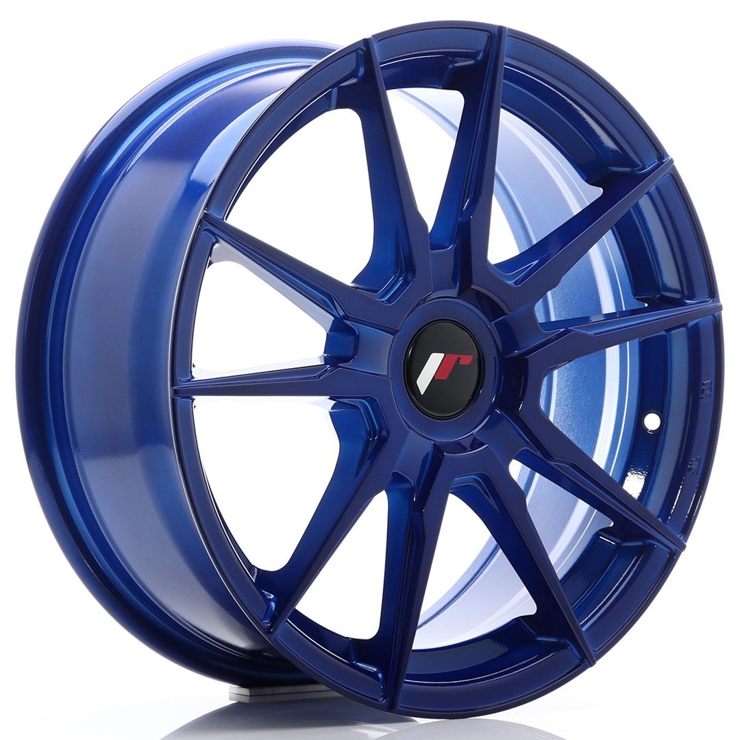 Image of JR-Wheels JR21 Velgen 17 Inch 7J ET25-40 Custom PCD Platinum Blue