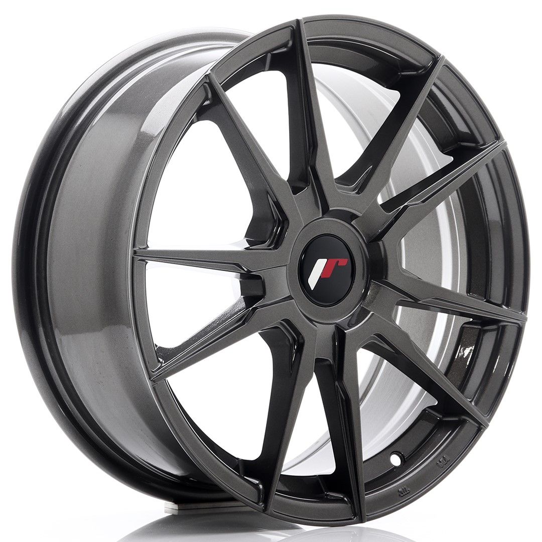 Image of JR-Wheels JR21 Velgen 17 Inch 7J ET25-40 Custom PCD Hyper Gray