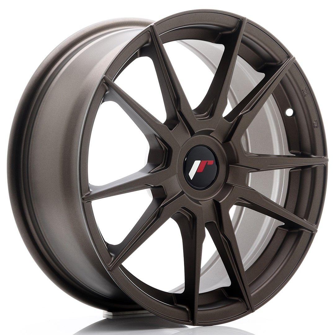 Image of JR-Wheels JR21 Velgen 17 Inch 7J ET25-40 Custom PCD Flat Bronze