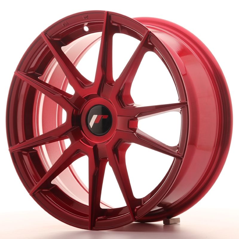 Image of JR-Wheels JR21 Velgen 17 Inch 7J ET35-40 Custom PCD Platinum Red