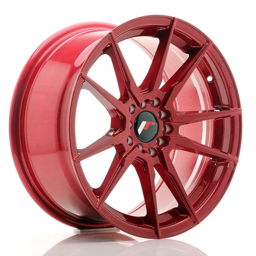 Image of JR-Wheels JR21 Velgen 17 Inch 8J ET35 5x100,5x114.3 Platinum Red