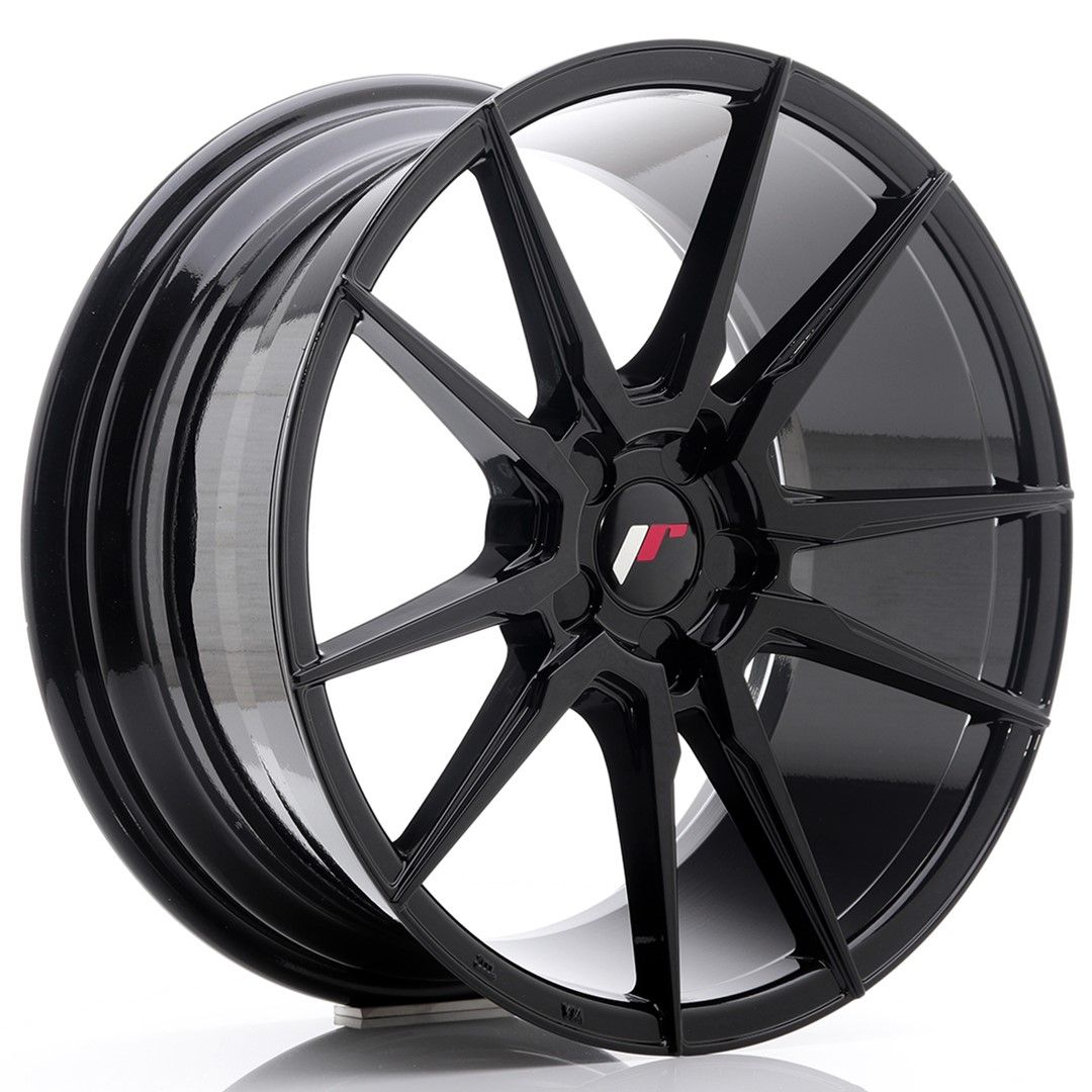 Image of JR-Wheels JR21 Velgen 18 Inch 8.5J ET40 Custom PCD Gloss Black