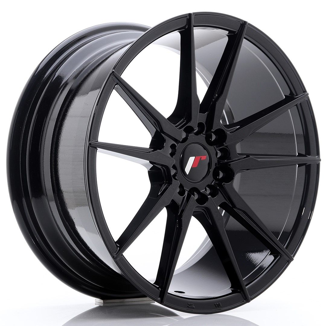 Image of JR-Wheels JR21 Velgen 18 Inch 8.5J ET40 5x112,5x114.3 Gloss Black