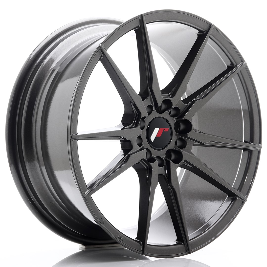 Image of JR-Wheels JR21 TWEEDE KANS Velgen 18 Inch 8.5J ET40 5x112,5x114.3 Hyper Gray