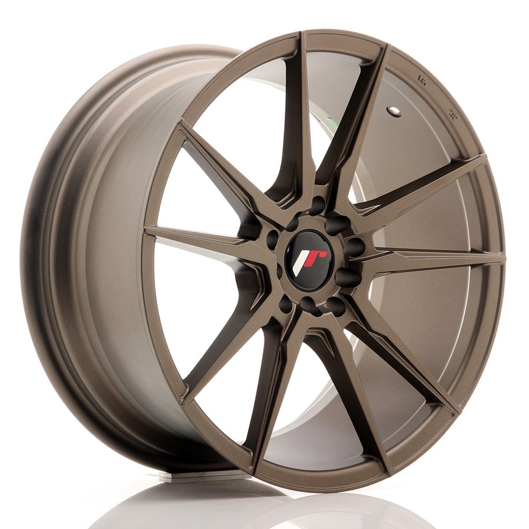Image of JR-Wheels JR21 Velgen 18 Inch 8.5J ET35 5x100,5x120 Flat Bronze