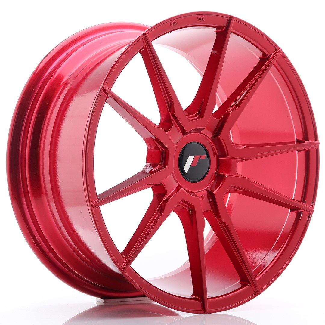 Image of JR-Wheels JR21 Velgen 18 Inch 8.5J ET40 Custom PCD Platinum Red