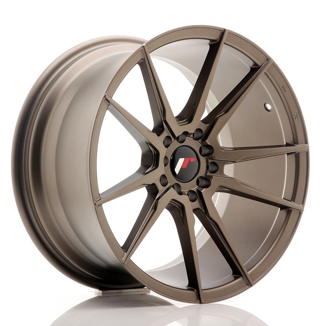 Image of JR-Wheels JR21 Velgen 18 Inch 9.5J ET35 5x100,5x120 Flat Bronze