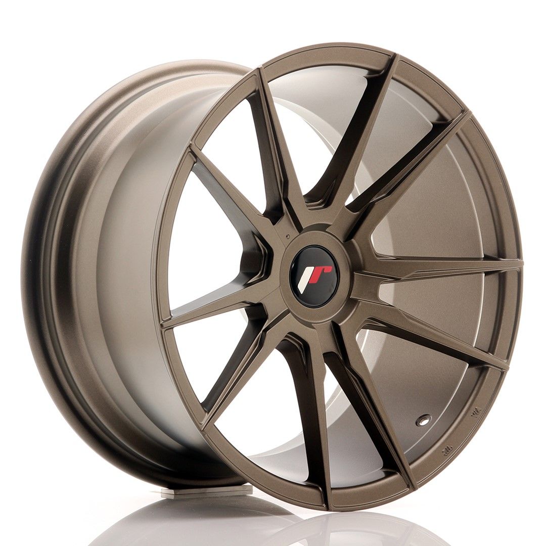 Image of JR-Wheels JR21 Velgen 18 Inch 9.5J ET20-40 Custom PCD Flat Bronze