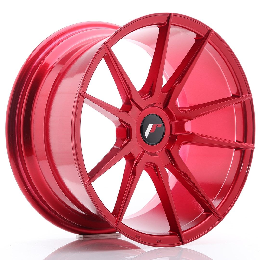 Image of JR-Wheels JR21 Velgen 18 Inch 9.5J ET20-40 Custom PCD Platinum Red