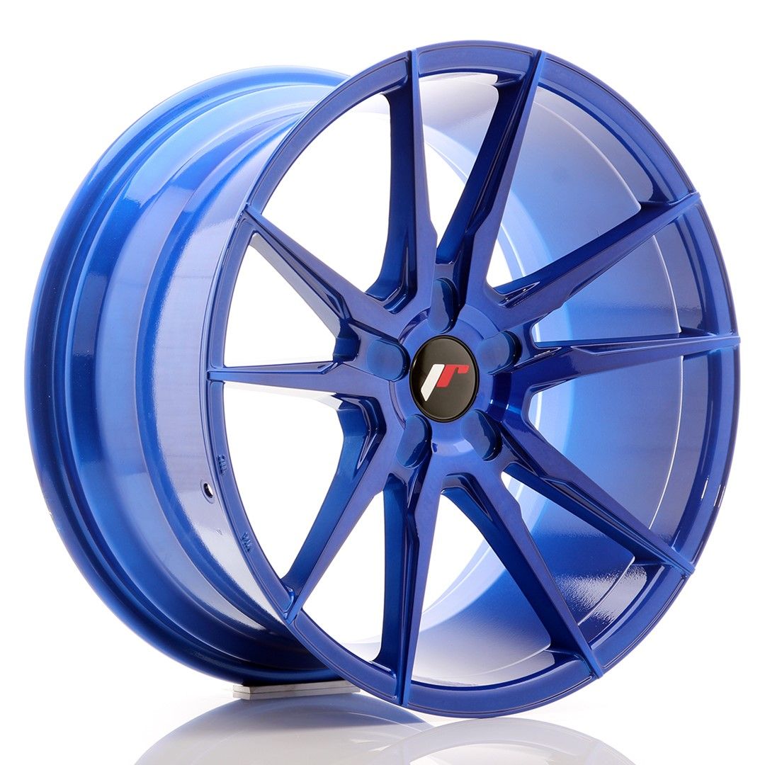 Image of JR-Wheels JR21 Velgen 19 Inch 9.5J ET35-40 Custom PCD Platinum Blue