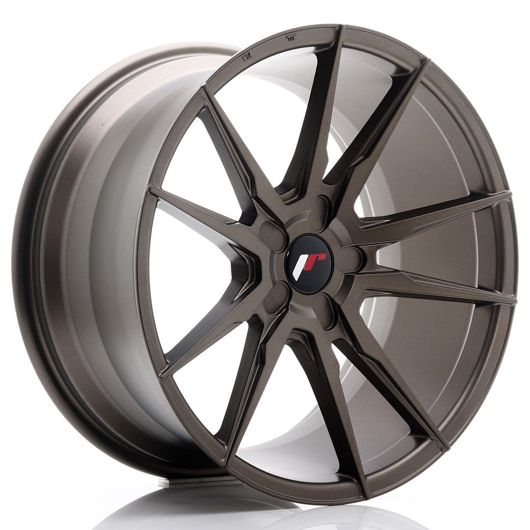 Image of JR-Wheels JR21 Velgen 19 Inch 9.5J ET35-40 Custom PCD Flat Bronze