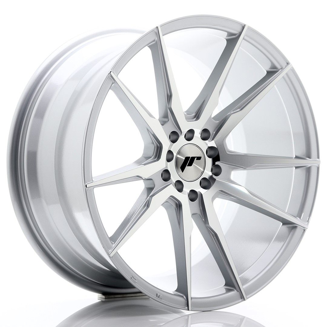 Image of JR-Wheels JR21 Velgen 19 Inch 9.5J ET40 5x112,5x114.3 Silver Machined Face
