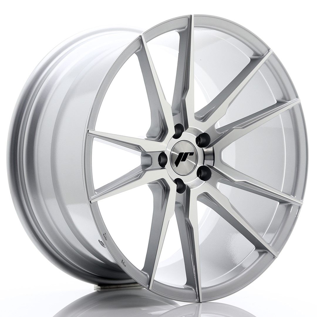 Image of JR-Wheels JR21 Velgen 20 Inch 10J ET40 5x112 Silver Machined Face