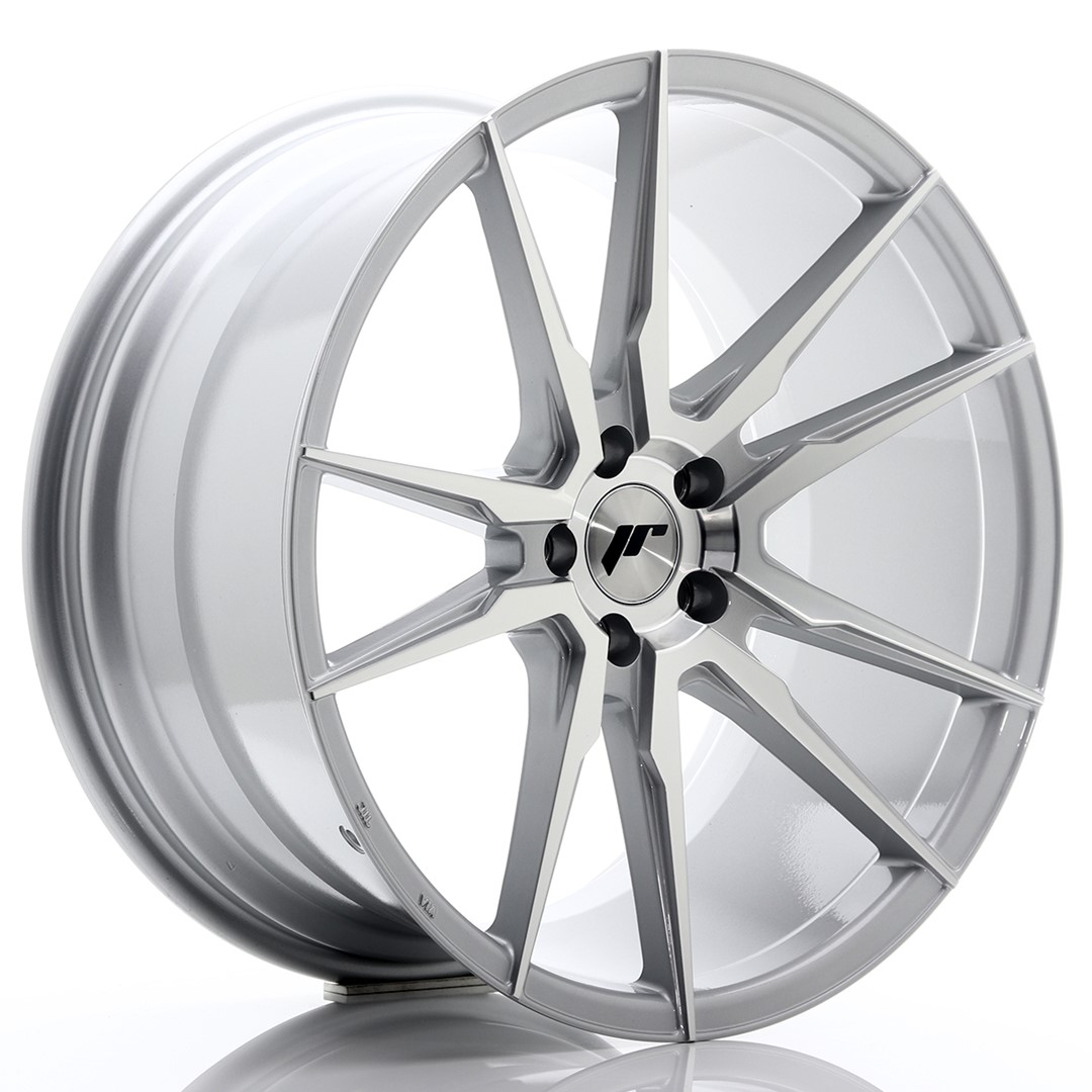 Image of JR-Wheels JR21 TWEEDE KANS Velgen 20 Inch 10J ET40 5x112 Silver Machined Face
