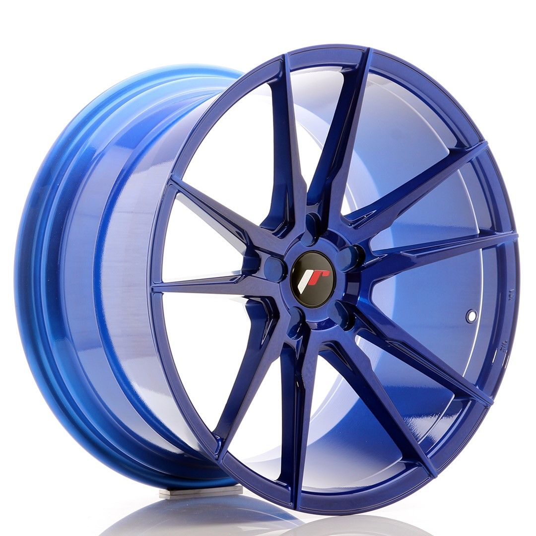 Image of JR-Wheels JR21 Velgen 20 Inch 11J ET20-30 Custom PCD Platinum Blue