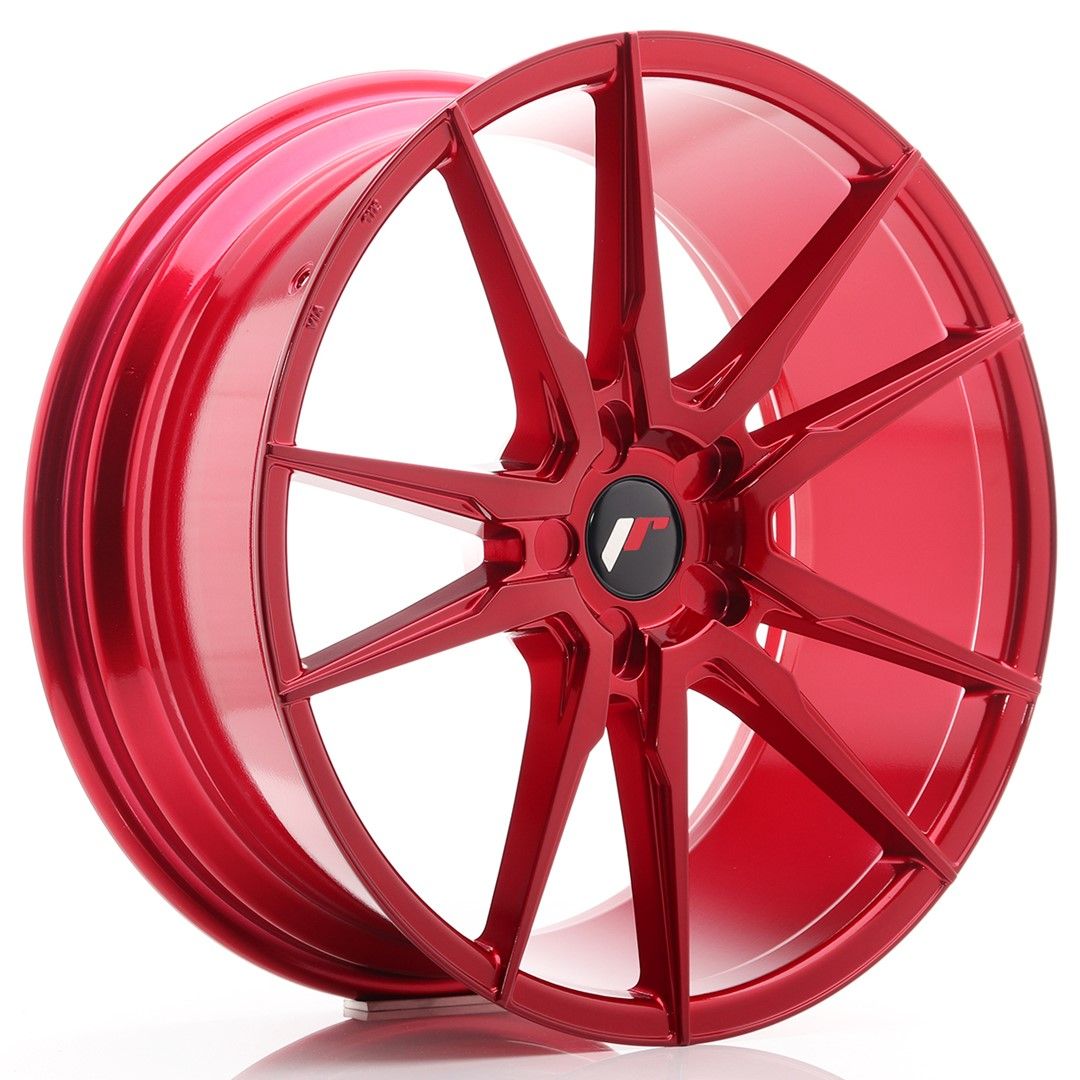 Image of JR-Wheels JR21 Velgen 20 Inch 8.5J ET20-40 Custom PCD Platinum Red