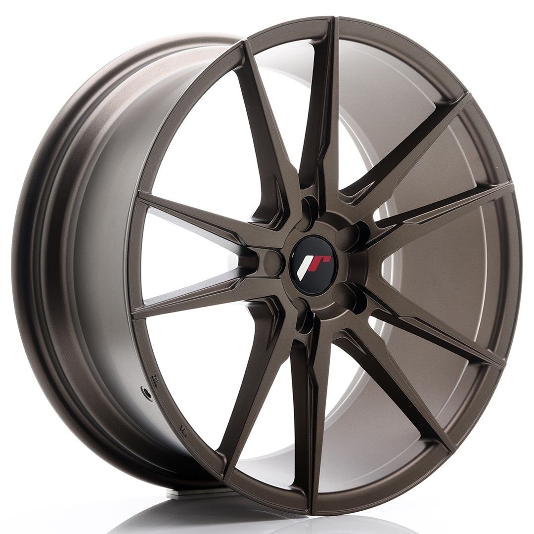Image of JR-Wheels JR21 Velgen 20 Inch 8.5J ET40 Custom PCD Flat Bronze