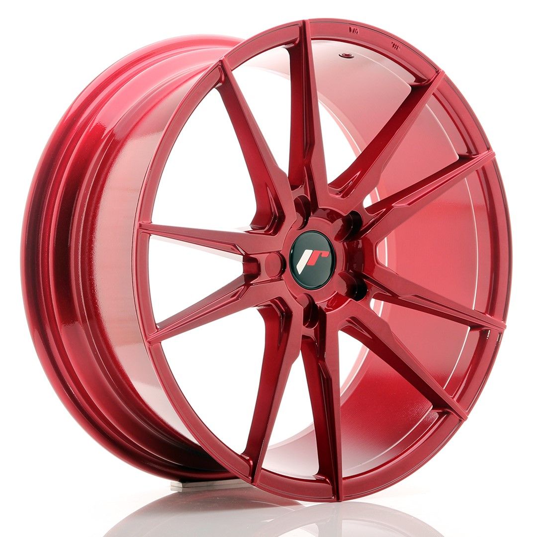 Image of JR-Wheels JR21 Velgen 20 Inch 8.5J ET40 Custom PCD Platinum Red