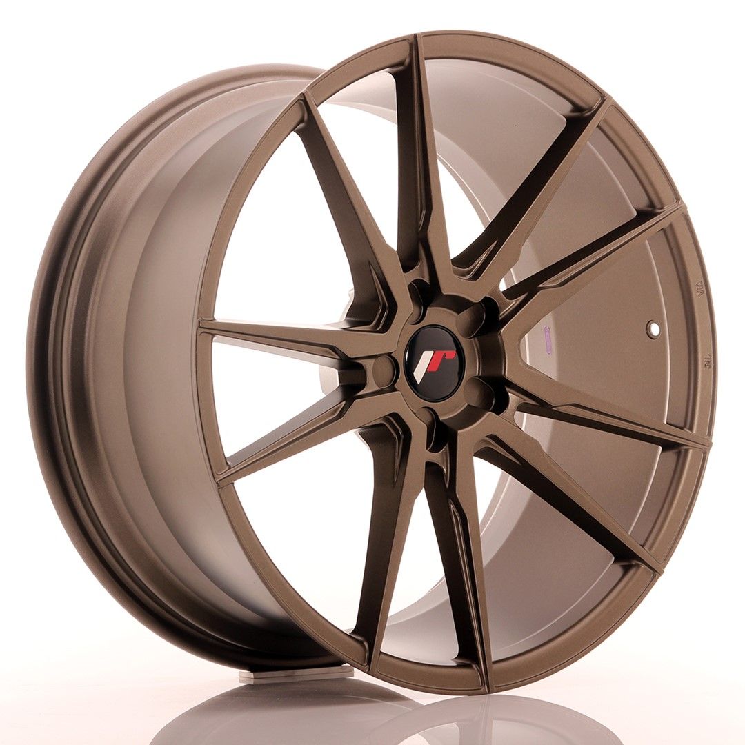 Image of JR-Wheels JR21 Velgen 21 Inch 10J ET15-48 Custom PCD Flat Bronze