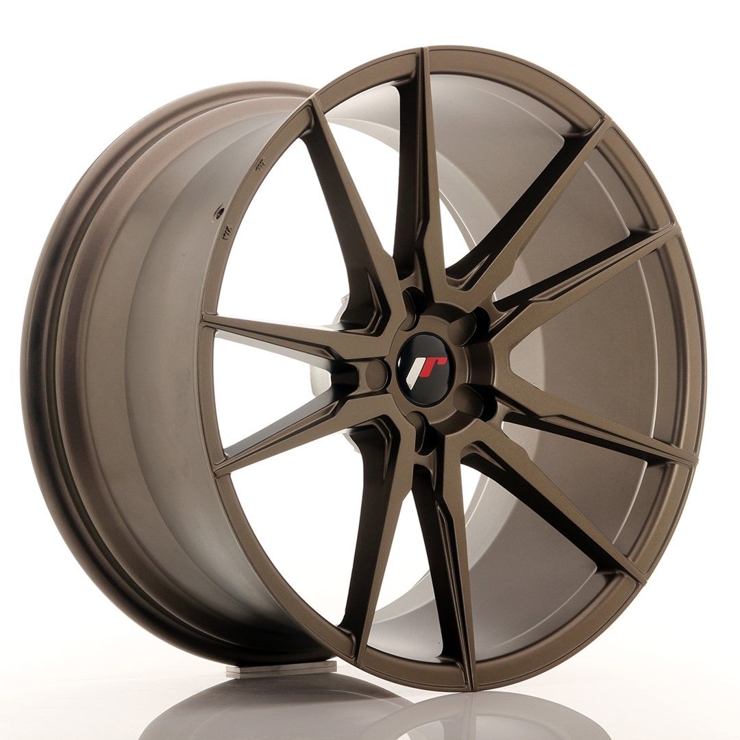 Image of JR-Wheels JR21 Velgen 21 Inch 11J ET15-55 Custom PCD Flat Bronze