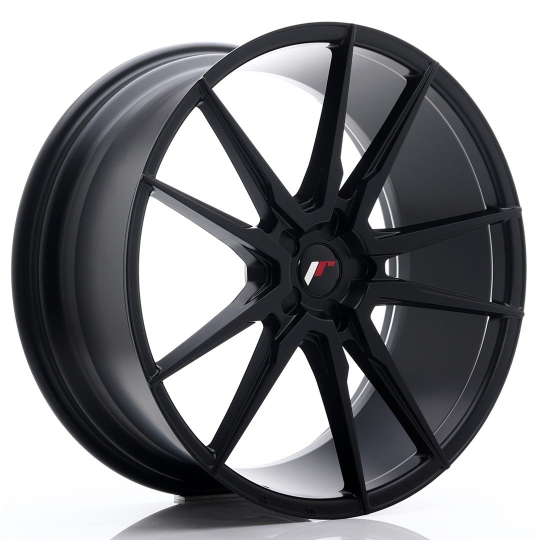 Image of JR-Wheels JR21 Velgen 22 Inch 9J ET30-45 Custom PCD Flat Black