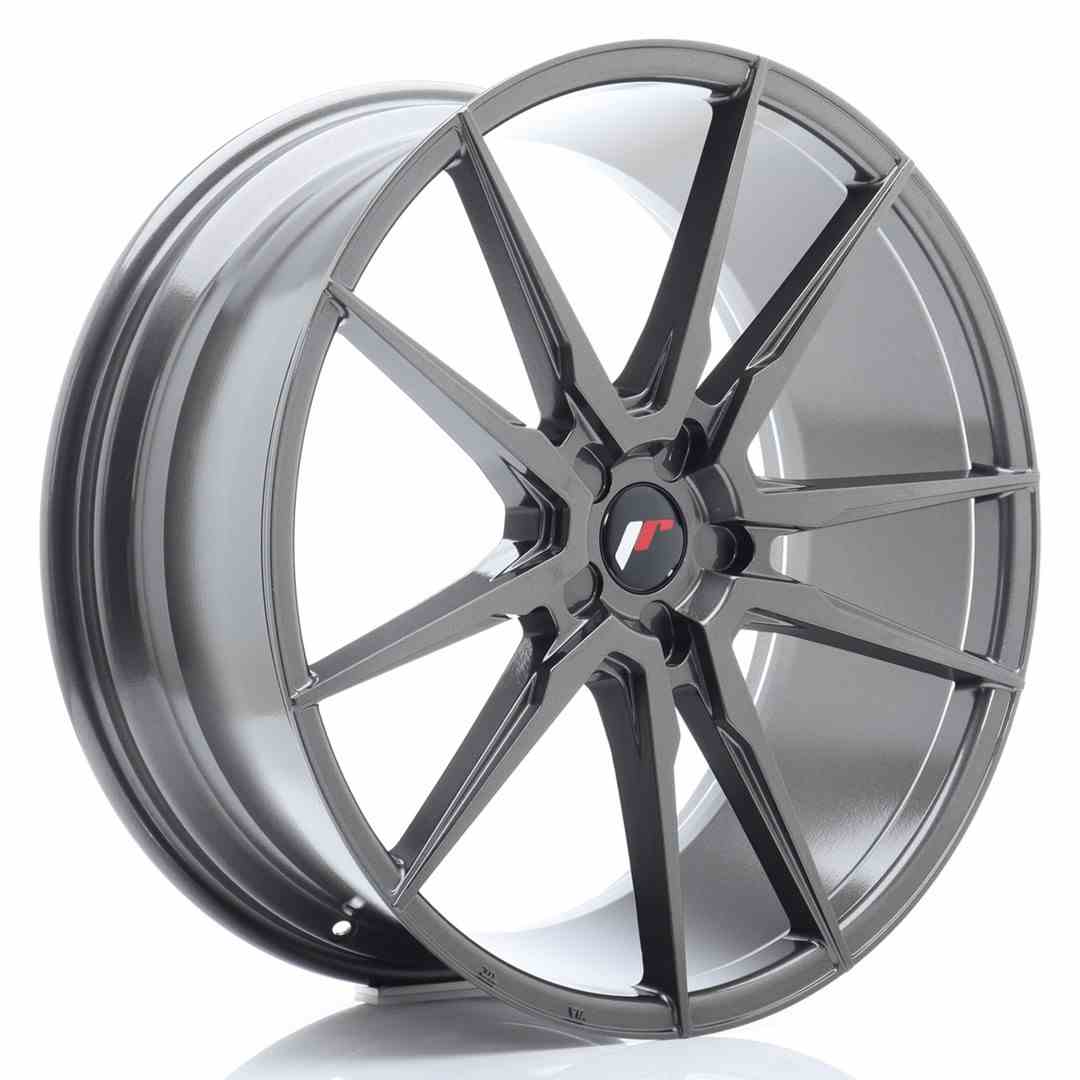 Image of JR-Wheels JR21 Velgen 22 Inch 9J ET30-45 Custom PCD Hyper Gray