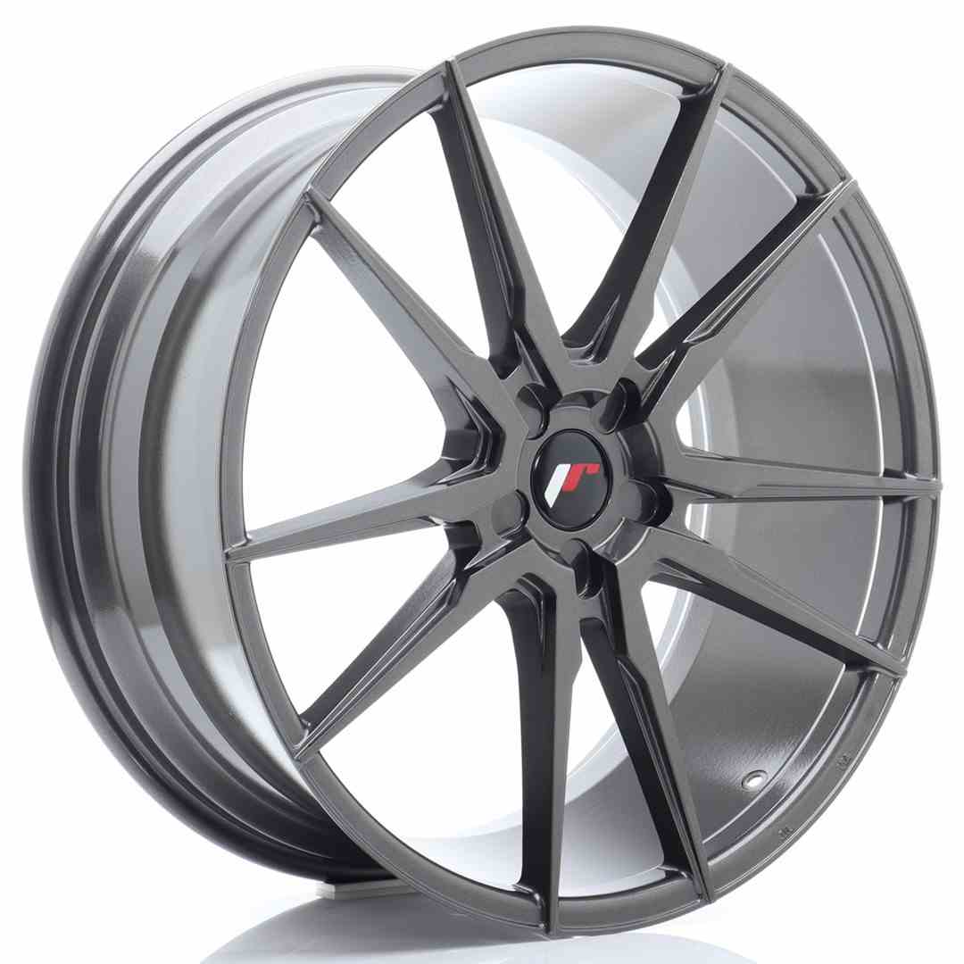 Image of JR-Wheels JR21 Velgen 22 Inch 9.5J ET30-48 Custom PCD Hyper Gray