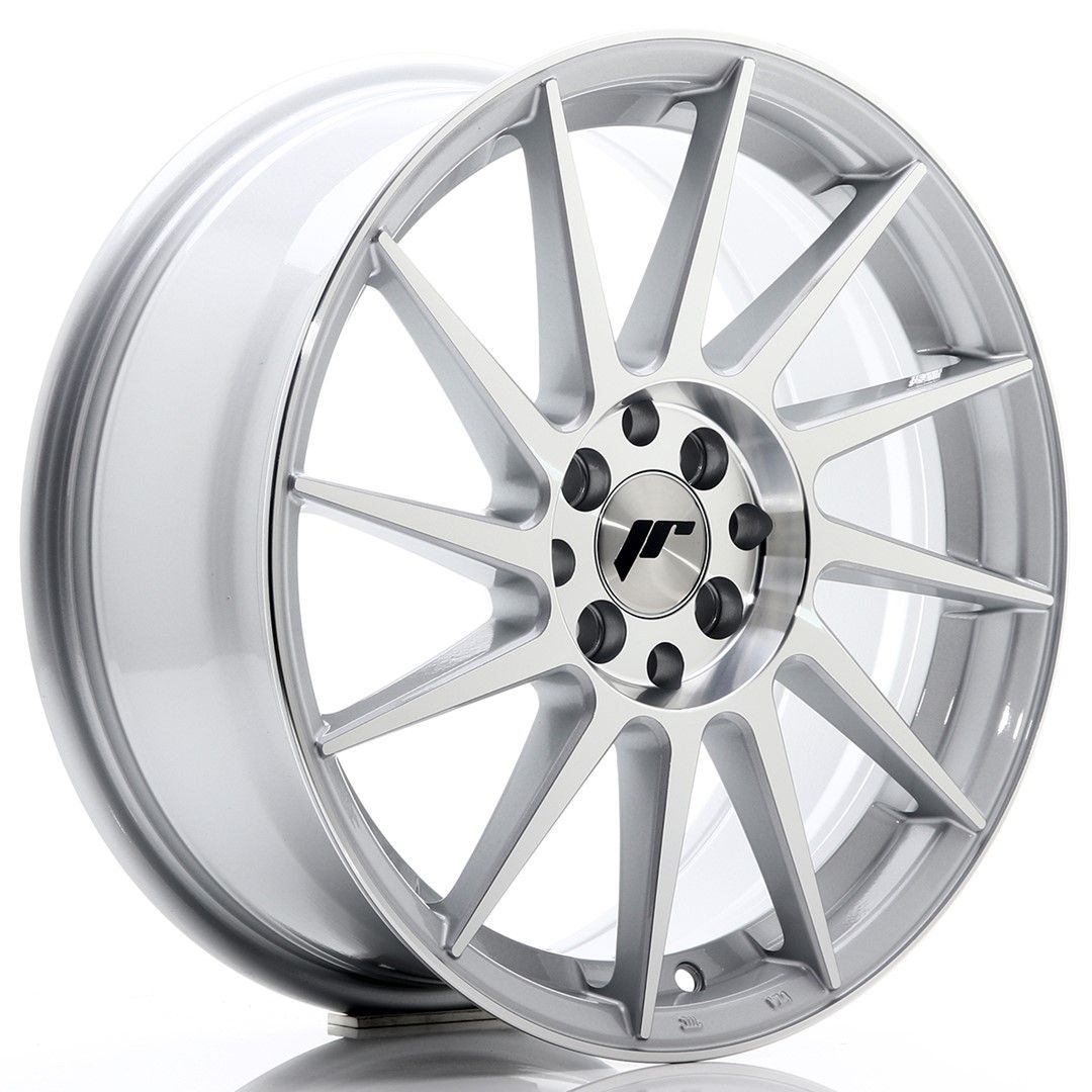 Image of JR-Wheels JR22 Velgen 17 Inch 7J ET25 4x100,4x108 Silver Machined Face