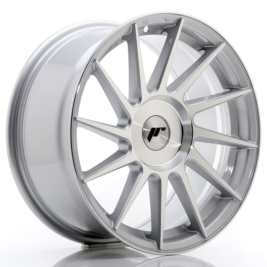 Image of JR-Wheels JR22 Velgen 17 Inch 8J ET25-35 Custom PCD Silver Machined Face