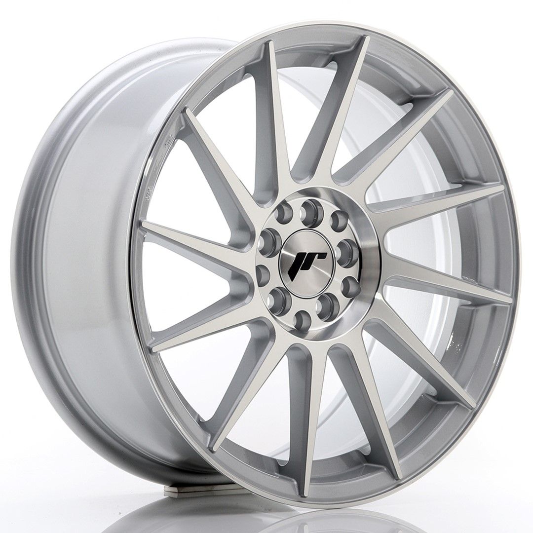 Image of JR-Wheels JR22 Velgen 17 Inch 8J ET25 4x100,4x108 Silver Machined Face