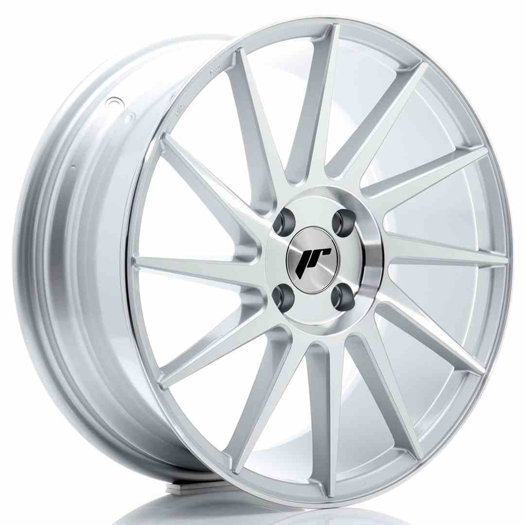 Image of JR-Wheels JR22 Velgen 18 Inch 7.5J ET35 4x108 Silver Machined Face