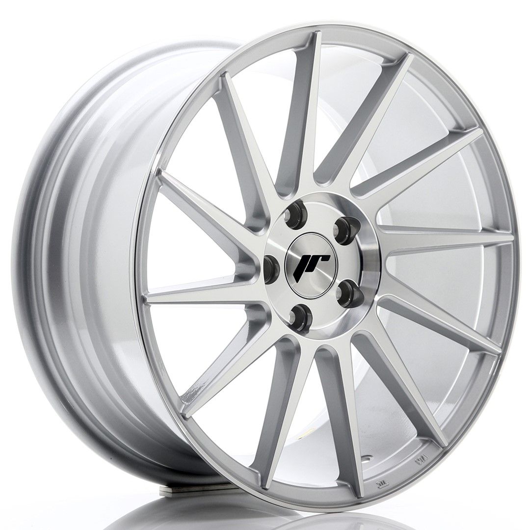Image of JR-Wheels JR22 Velgen 18 Inch 8.5J ET40 5x112 Silver Machined Face