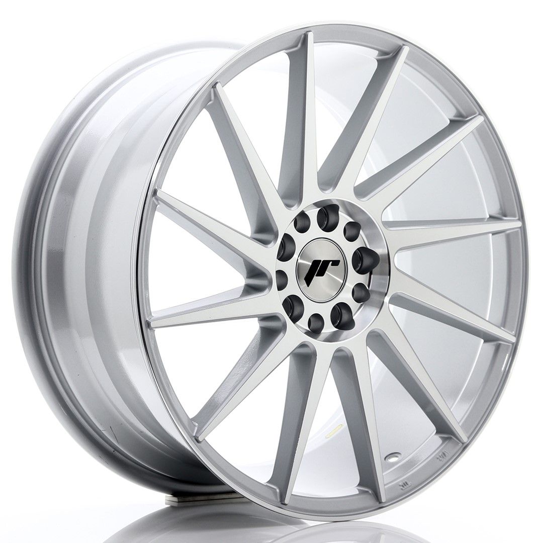 Image of JR-Wheels JR22 Velgen 19 Inch 8.5J ET40 5x112,5x114.3 Silver Machined Face