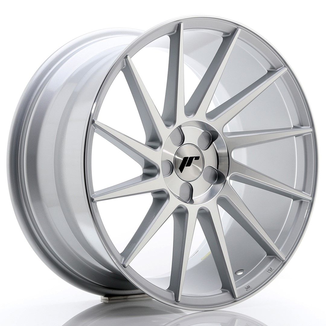 Image of JR-Wheels JR22 Velgen 19 Inch 9.5J ET20-40 Custom PCD Silver Machined Face