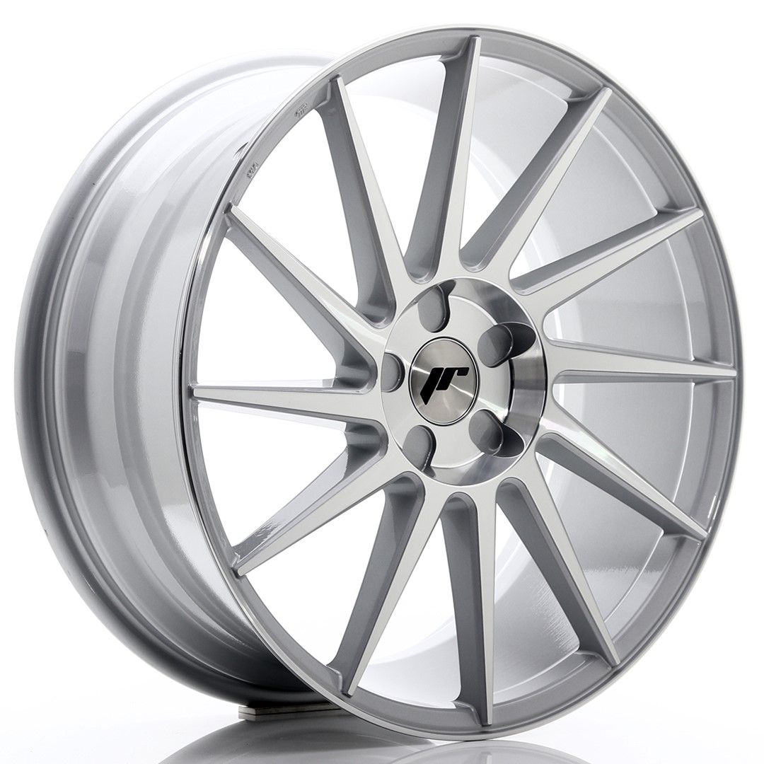 Image of JR-Wheels JR22 Velgen 20 Inch 8.5J ET20-40 Custom PCD Silver Machined Face